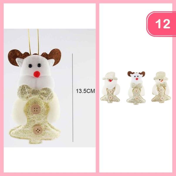 CUTE CHRISTMAS ORNAMENTS (12 UNITS)