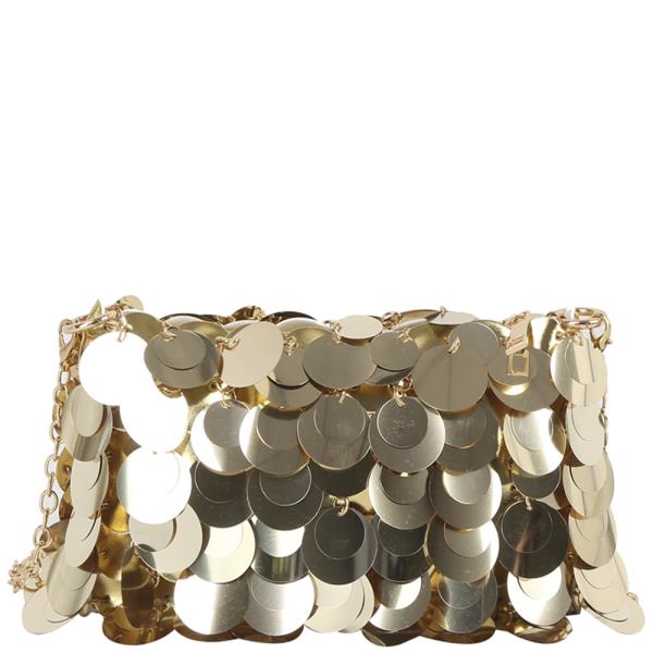 SEQUIN DISC DESIGN EVENING CROSSBODY BAG