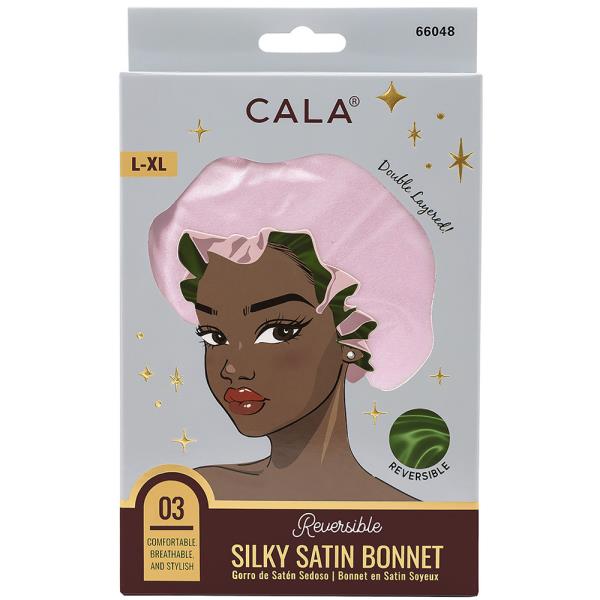 CALA SILKY SATIN BONNET PINK AVOCADO