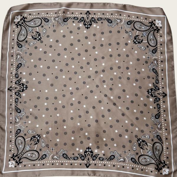 NEW PAISLEY SILKY SQUARE SCARF - MULTI-USE