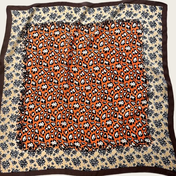 FASHION LEOPARD FLORAL BANDANA - STYLE ENHANCER