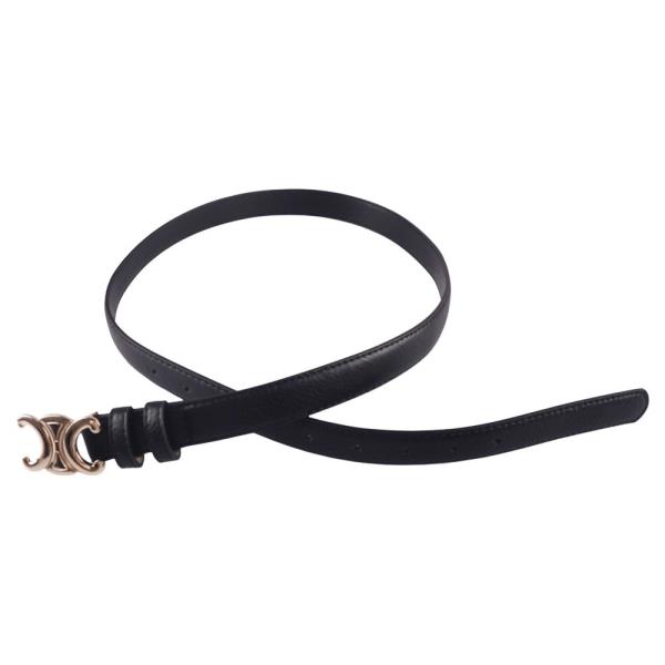 ORNATE METAL ACCENT LEATHER 3PC BELT SET