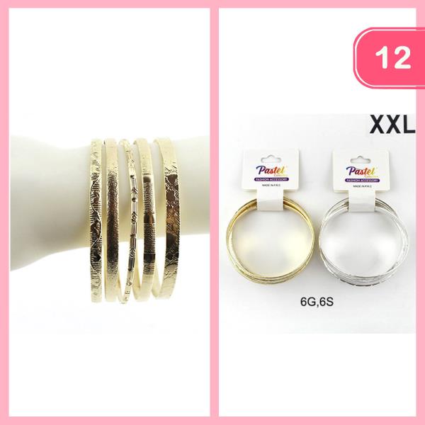 STACKABLE BANGLE BRACELET (12 UNITS)