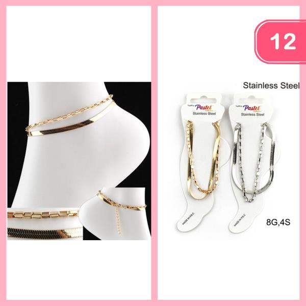 STACKABLE ANKLET (12 UNITS)