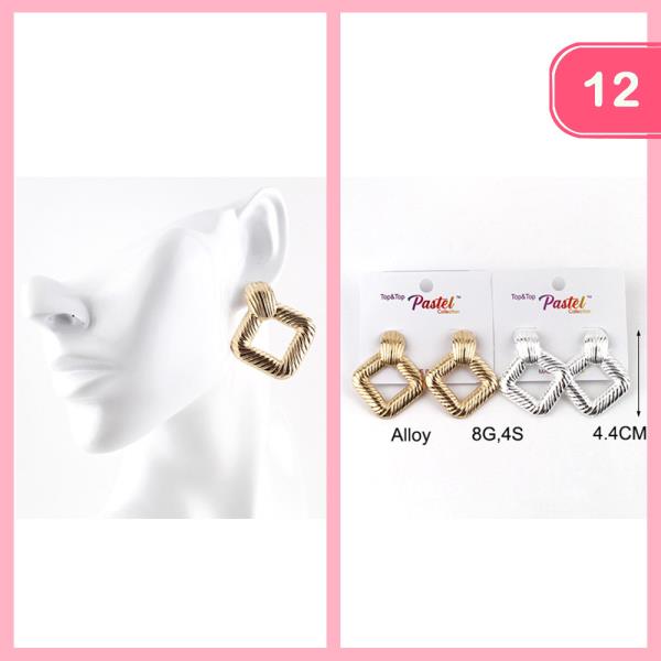 POST EARRING (12 UNITS)