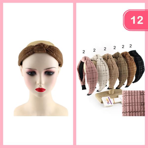 KNOTTED HEADBAND (12 UNITS)