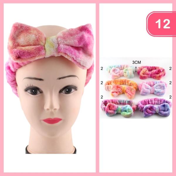 TIE DYE SPA HEADBAND (12 UNITS)