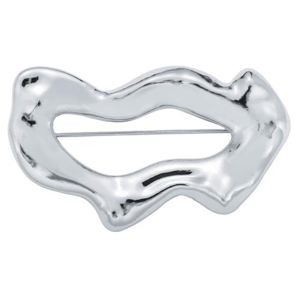 WAVY SHAPE BROOCH