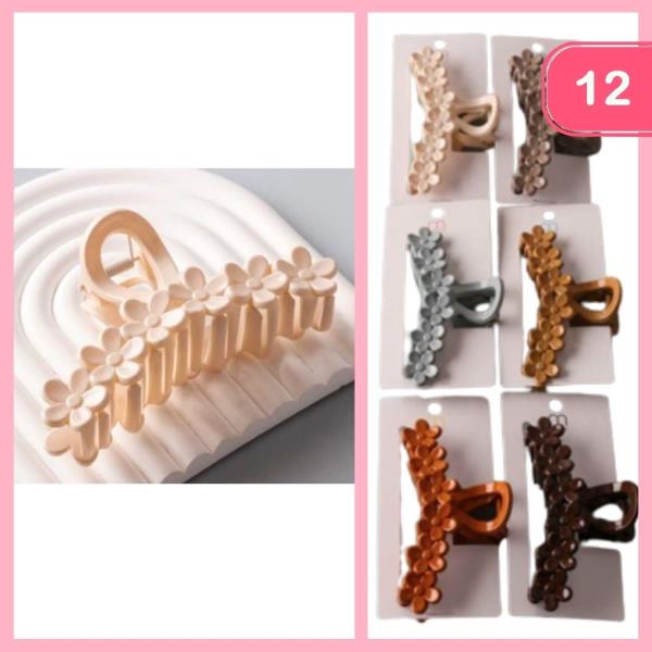 DAISY ROW CLAW CLIP (12 UNITS)