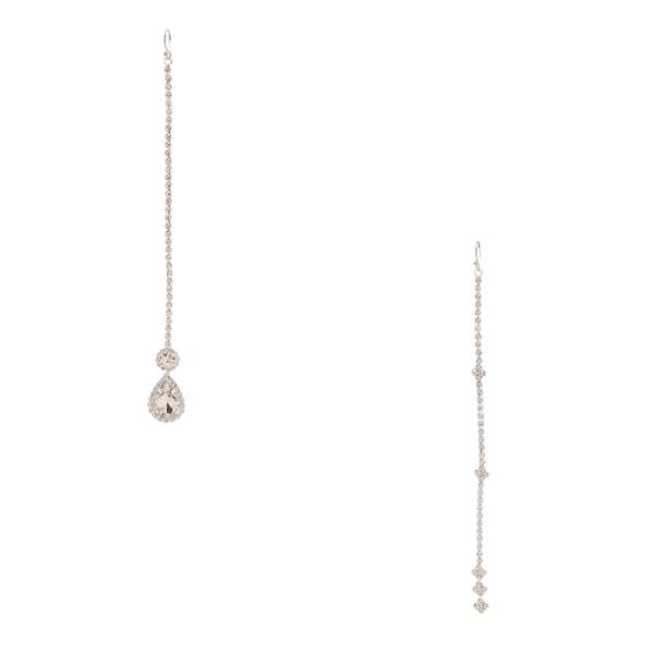 TEARDROP RHINESTONE DANGLE EARRING