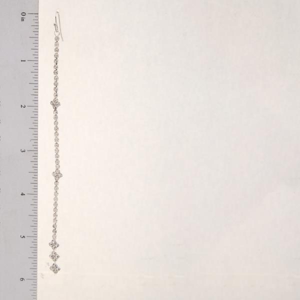 TEARDROP RHINESTONE DANGLE EARRING