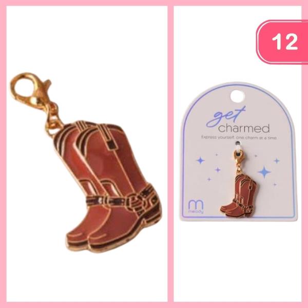 COWBOY BOOT CHARM (12 UNITS)