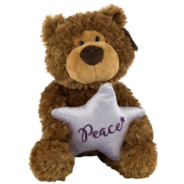 PEACE BEAR PLUSH