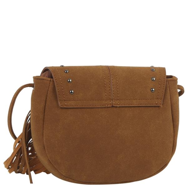 STUD TASSEL CROSSBODY BAG
