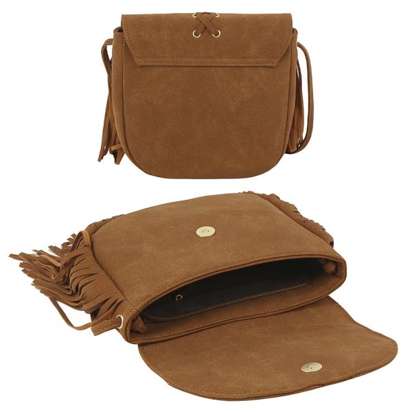 TASSEL RETRO WESTERN DESIGN CROSSBODY BAG