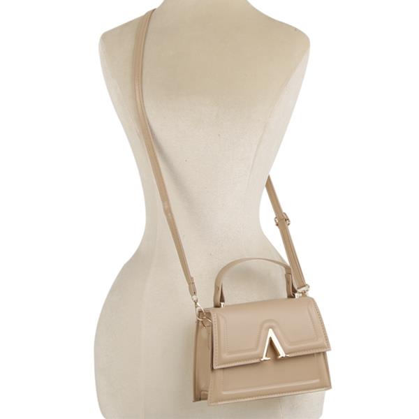 SMOOTH DESIGN HANDLE SATCHEL BAG