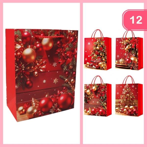 CHRISTMAS GIFT BAG (12 UNITS)