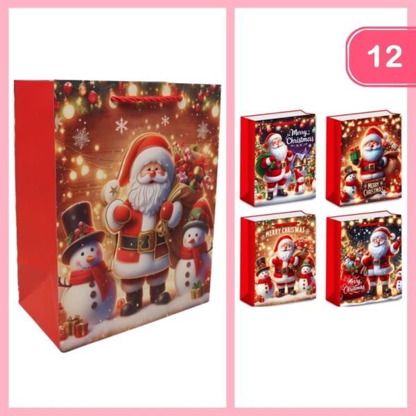 CHRISTMAS GIFT BAG (12 UNITS)