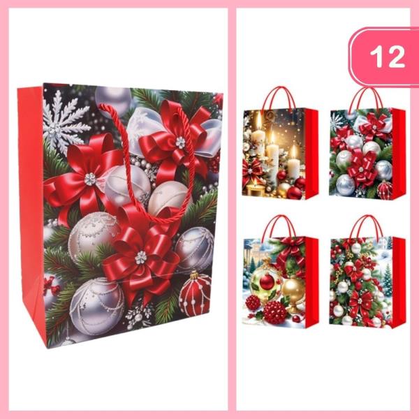 CHRISTMAS GIFT BAG (12 UNITS)