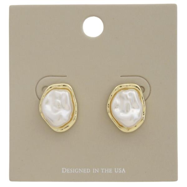 PEARL METAL EARRING
