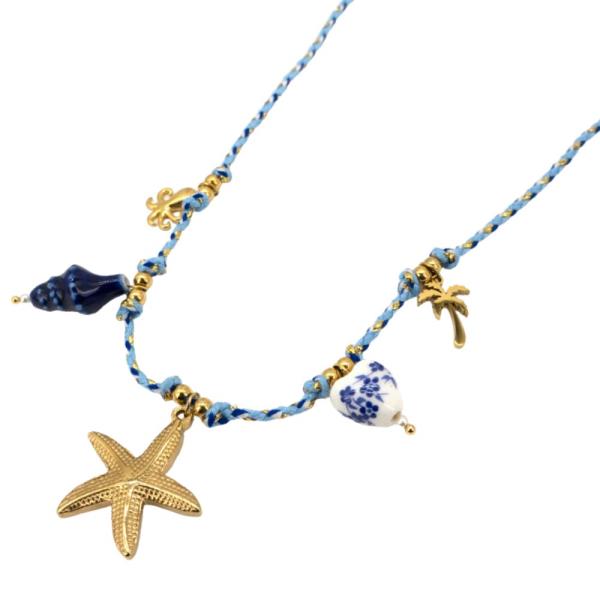 SEA LIFE CHARMS NECKLACE