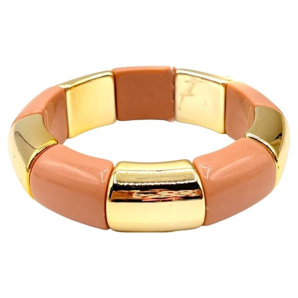 ACRYLIC CCB MIXED STRETCH BRACELET