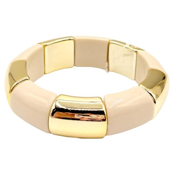 ACRYLIC CCB MIXED STRETCH BRACELET