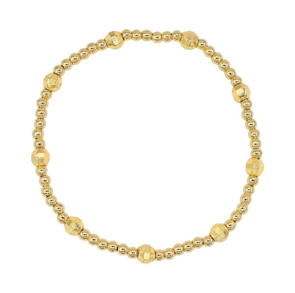 STAINLESS STEEL BALL BEAD BRACELET