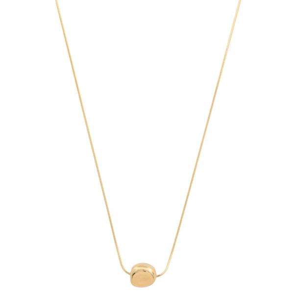 SODAJO BALL BEAD GOLD DIPPED NECKLACE