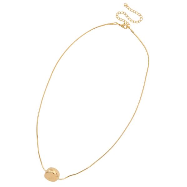 SODAJO BALL BEAD GOLD DIPPED NECKLACE