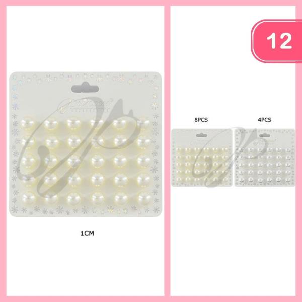 PEARL POST EARRINGS (12 UNITS)