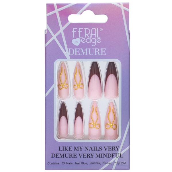 FERAL EDGE DEMURE DESIGN57 NAIL DECORATION SET