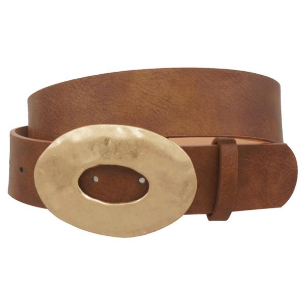 PLUS POUNDED OPEN CIRCLE WASHED BELT