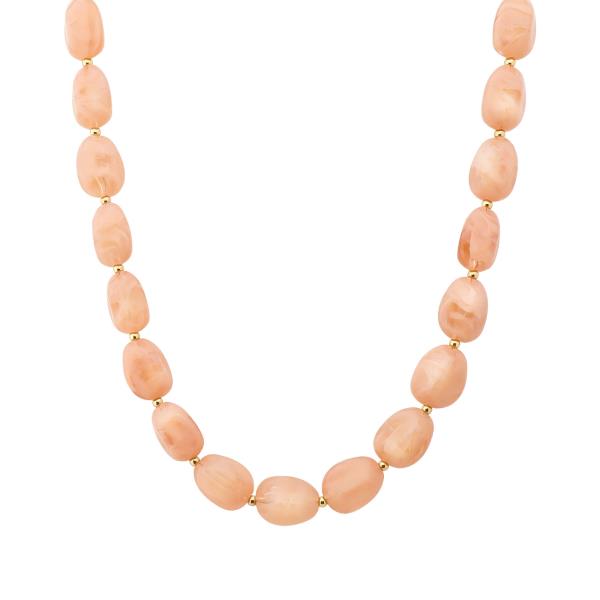 ACETATE BEADED NECKLACE