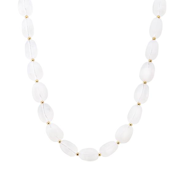 ACETATE BEADED NECKLACE