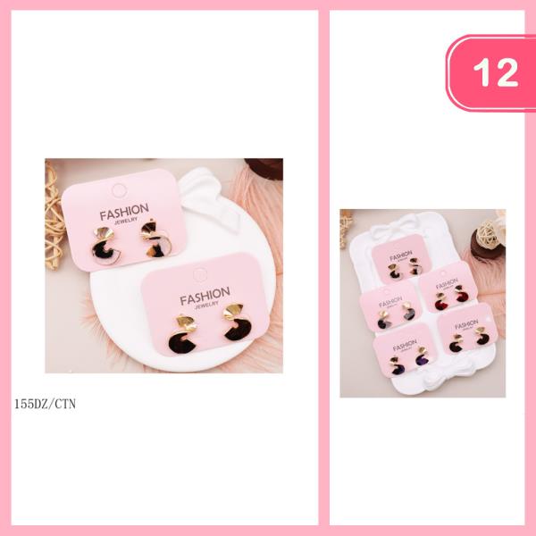 TWIST POST EARRING (12 UNITS)