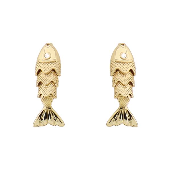 FISH METAL EARRING