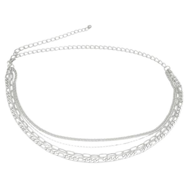 PC PAPERCLIP CHAIN MIX DRAPE CHAIN BELT