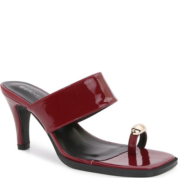 METAL TOE RING MULE SLIDE