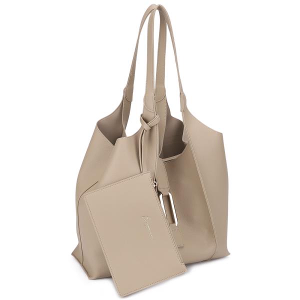 2IN1 FASHION SHOULDER TOTE W ZIPPER POUCH SET