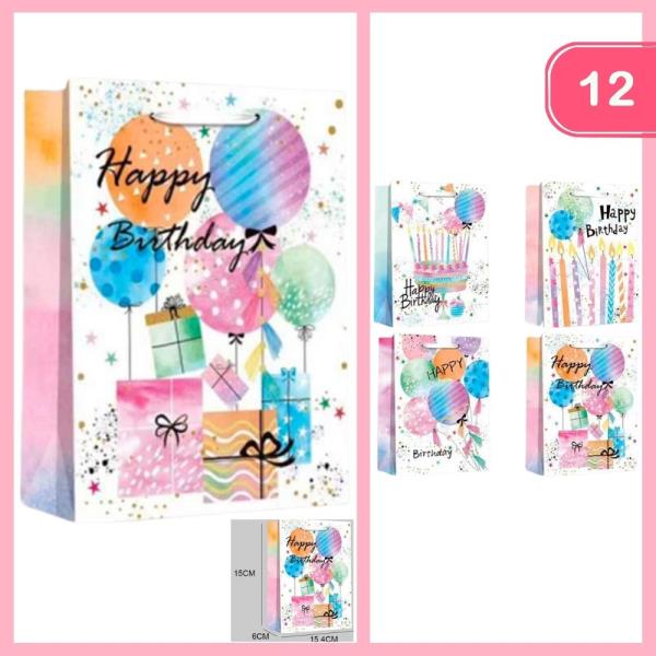 HAPPY BIRTHDAY GIFT BAG (12 UNITS)