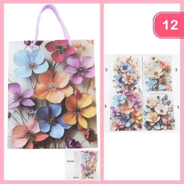 FLOWER GIFT BAG (12 UNTIS)