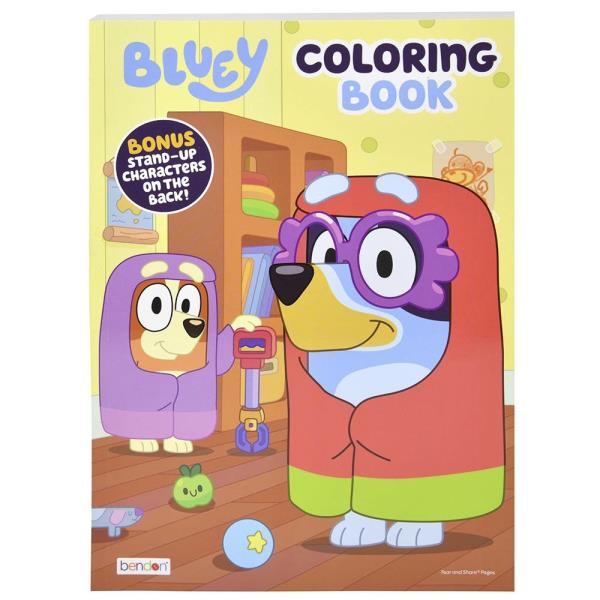BLUEY ADVANCED COLORING BOOK