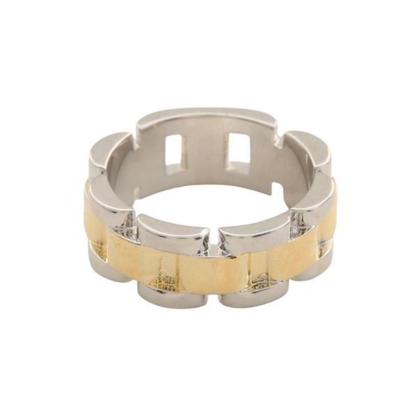 TWO TONE GOLD PLATED RING
