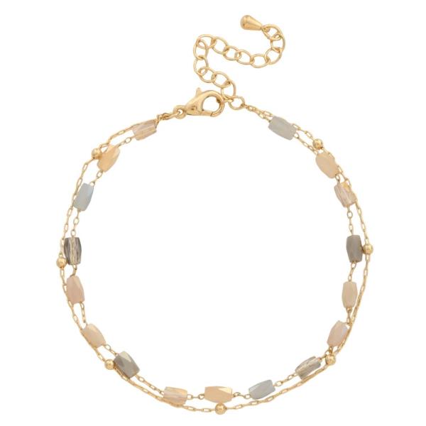 BEADED LAYERED BRACELET