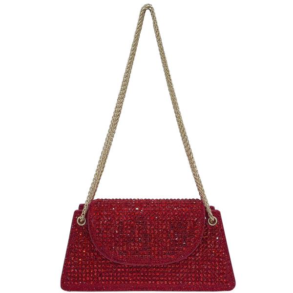 RHINESTONE CHIC SHOULDER BAG
