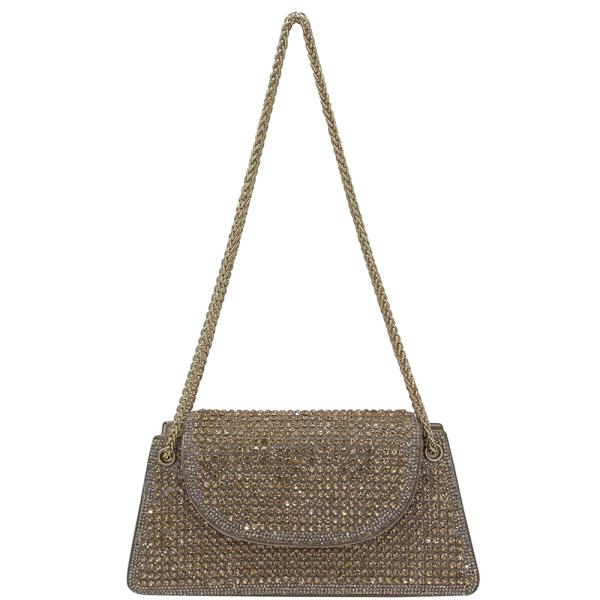 RHINESTONE CHIC SHOULDER BAG