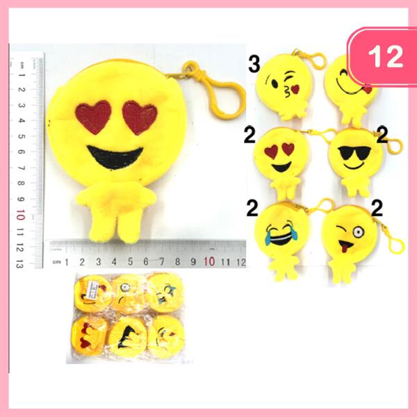 EMOJI COIN PURSE (12 UNITS)