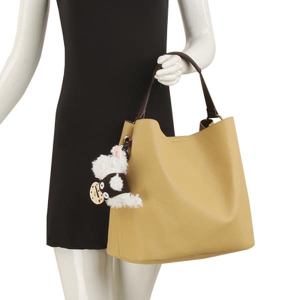 2IN1 SMOOTH HANDLE TOTE BAG W CROSSBODY SET