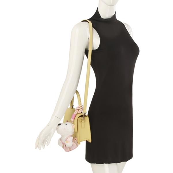 TEXTURED HANDLE SATCHEL BAG